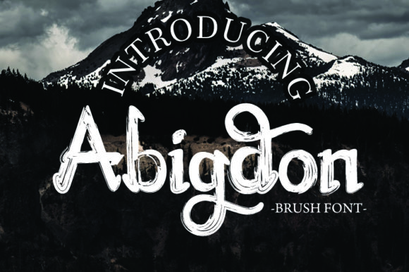 Abigdon: A Casual Display Font for Modern Web Design
