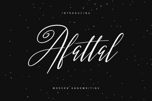 Afattal: A Timeless Handwritten Font for Editorial Design