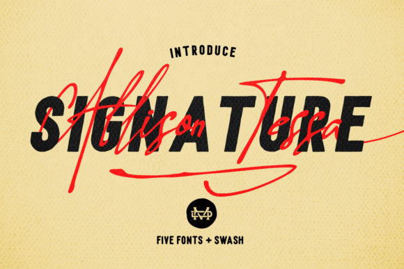 Allison Tessa: A Versatile Duo Font for Branding