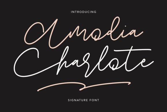 Amodia Charlote: A Delicate Handwritten Font for Web Design
