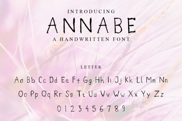 Annabe: A Spooky Handwritten Font for Branding
