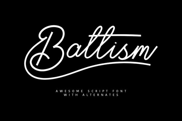 Baltism: A Premium Script Font for Modern Campaigns