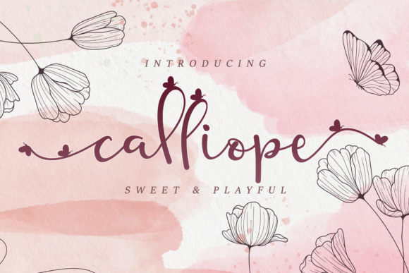 Calliope: A Playful Script Font for Web Design