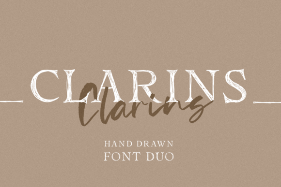 Clarins: A Premium Script and Serif Font for Makers