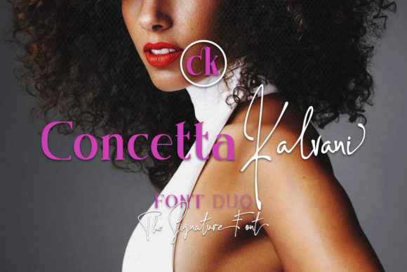Concetta Kalvani: A Premium Duo Font for Editorial Design
