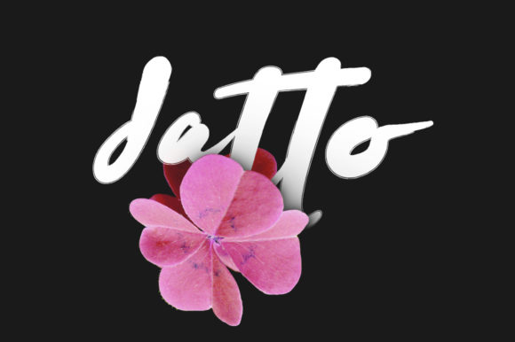 Datto: A Handwritten Font for Editorial Design