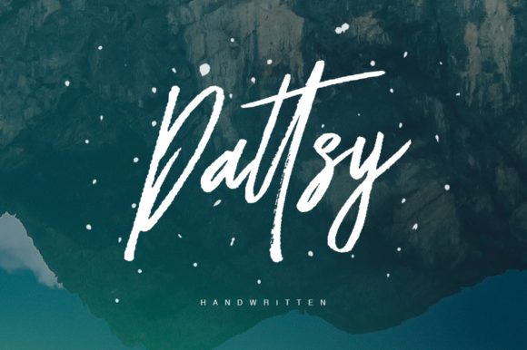 Dattsy: A Brushed Handwritten Font for Bold Branding