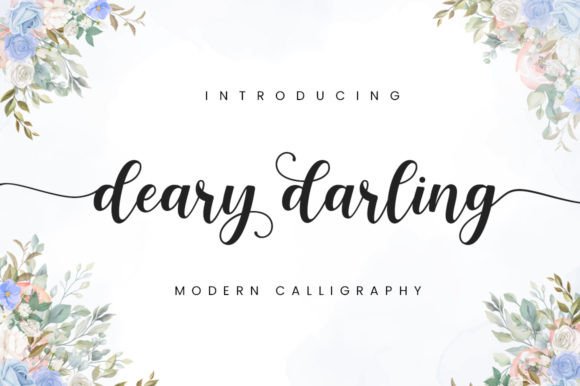 Deary Darling: A Charming Script Font for Web Design
