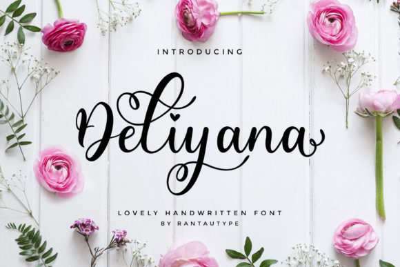 Deliyana: A Romantic Script Font for Branding