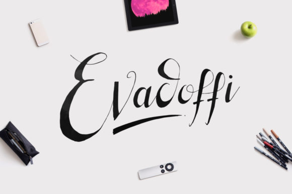 Evadoffi: A Charming Handwritten Font for Makers