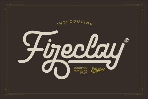 Fireclay: A Handwritten Font for Elegant Branding