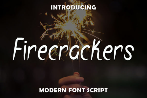 Firecrackers Font: A Handwritten Typeface for Small Business