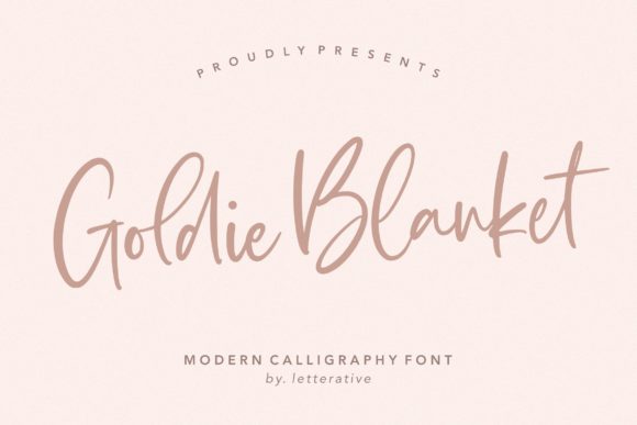 Goldie Blanket: A Premium Handwritten Font for Marketers
