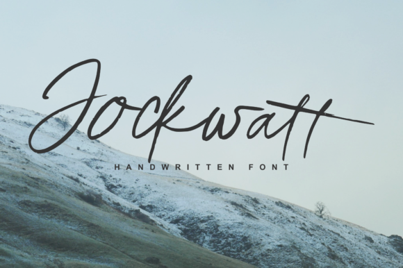 Jockwatt: A Modern Script Font for Small Business Branding