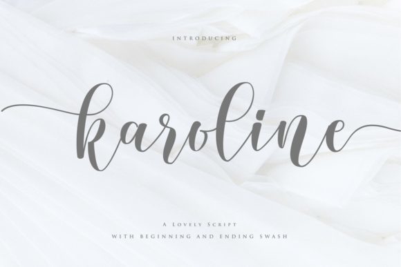 Karoline: A Sophisticated Script Font for Web Design