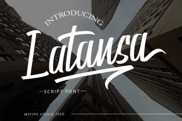 Latansa: A Bold Script Font for Modern Branding