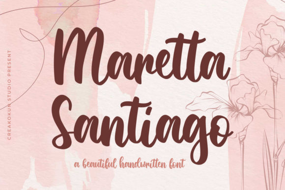Maretta Santiago: A Sweet Script Font for Web Design
