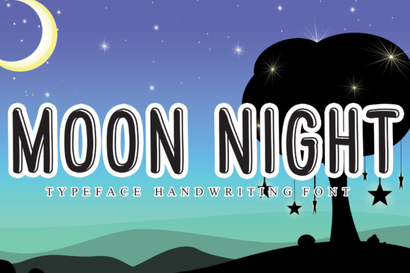 Moon Night: A Handwritten Font for Editorial Design