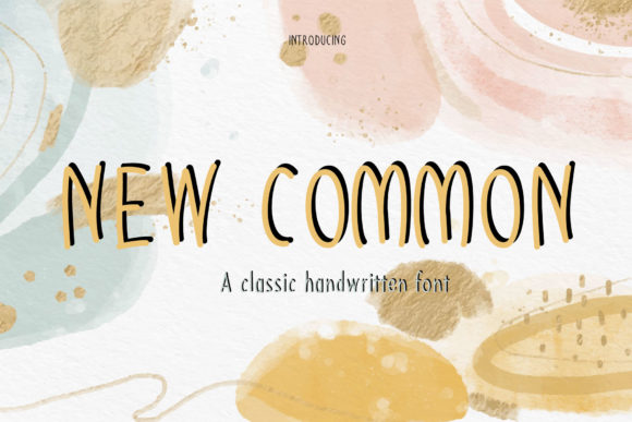 New Common: A Handwritten Font for Editorial Joy