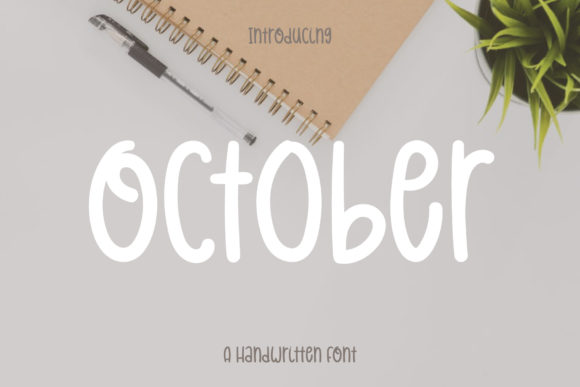 October: A Modern Handwritten Font for Web Design
