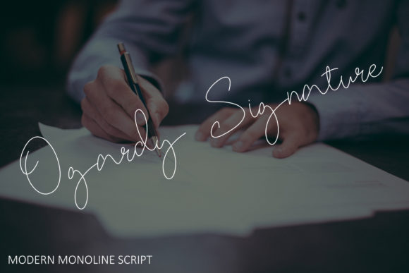 Ogardy Signature: A Premium Script Font for Campaigns