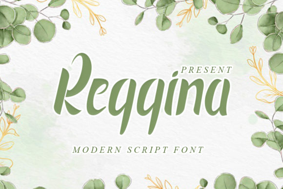 Reggina: A Handwritten Font for Modern Editorial Design