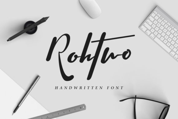 Rohtwo: A Modern Handwritten Font for Editorial Design