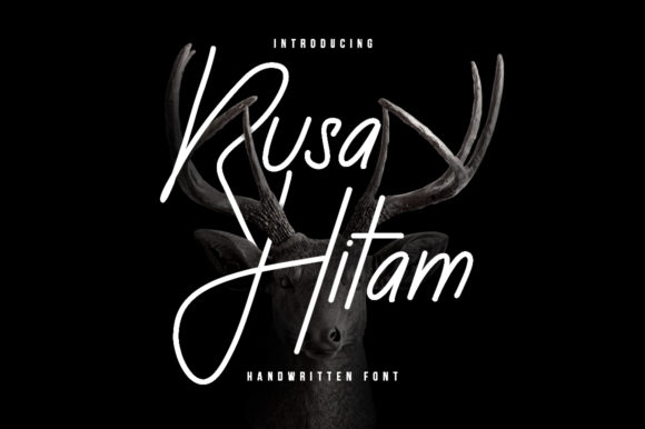 Rusa Hitam: A Handwritten Font for Authentic Branding