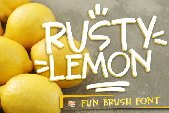 Rusty Lemon: A Handwritten Font for Modern Web Design