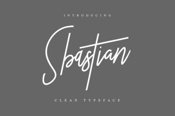 Sbastian: A Delicate Handwritten Font for Makers