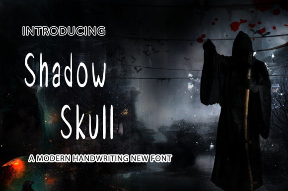 Shadow Skull: A Spooky Handwritten Font for Makers