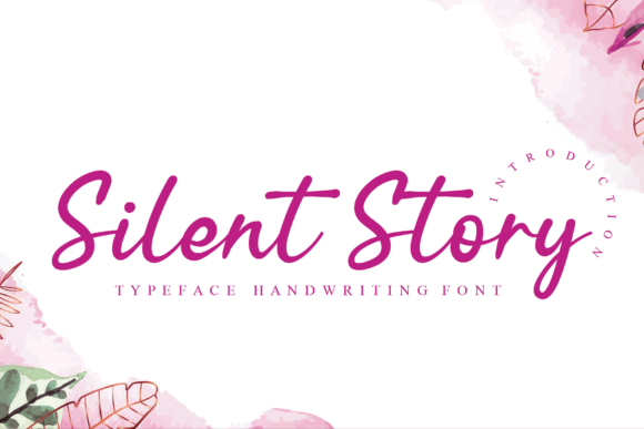 Silent Story: A Charming Script Font for Brand Identity