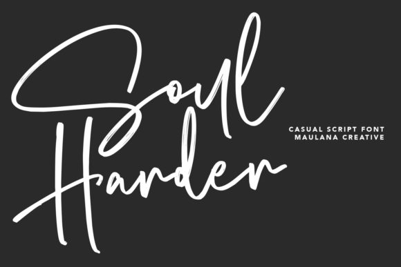 Soul Harder: A Handwritten Font for Makers