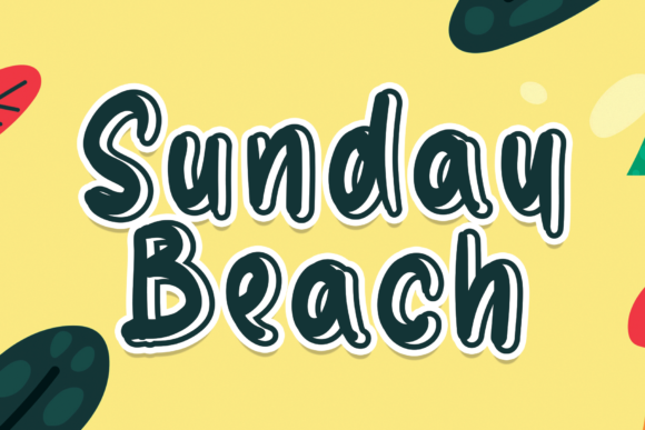 Sunday Beach: A Bold Handwritten Font for Branding