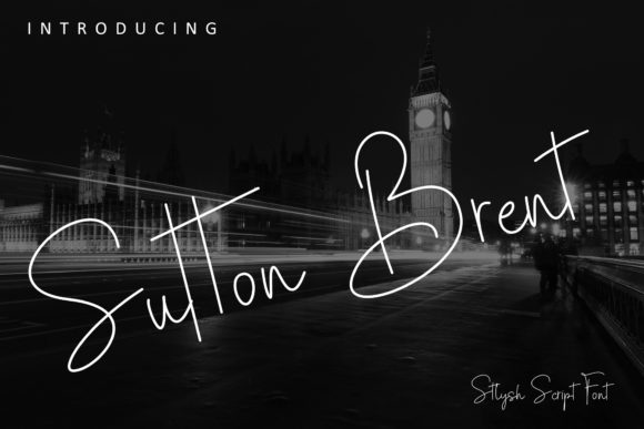 Sutton Brent: A Handwritten Font for Web Design