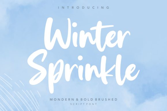 Winter Sprinkle: A Handwritten Font for Editorial Design