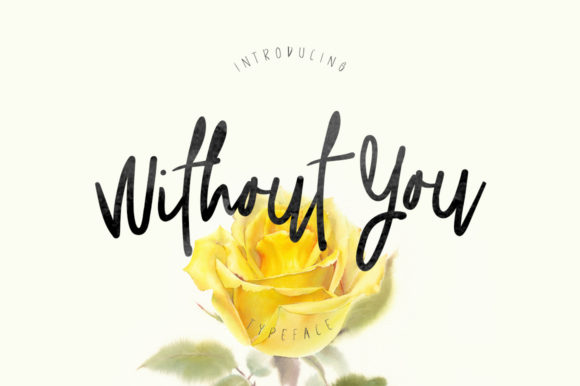 Without You: A Handwritten Font for Modern Web Design